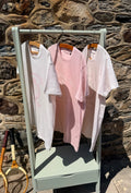 Country Club T-Shirt- Pink with white