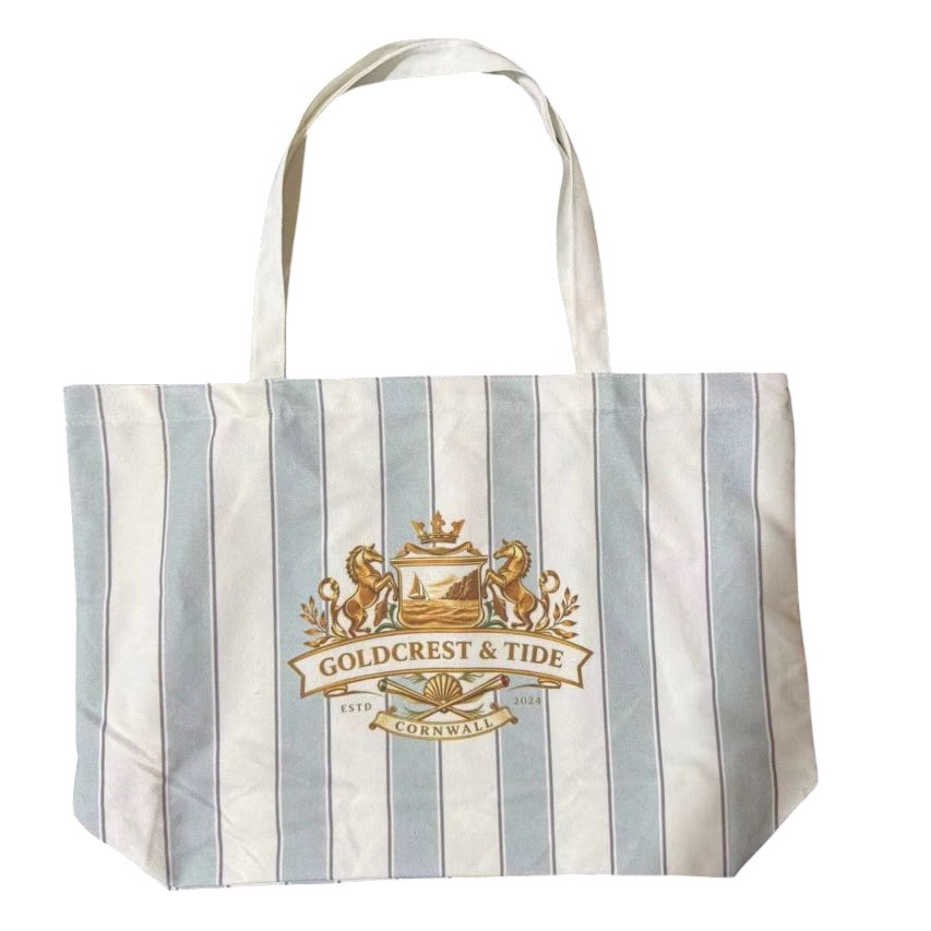 Goldcrest & Tide Heritage Stripe Beach Bag