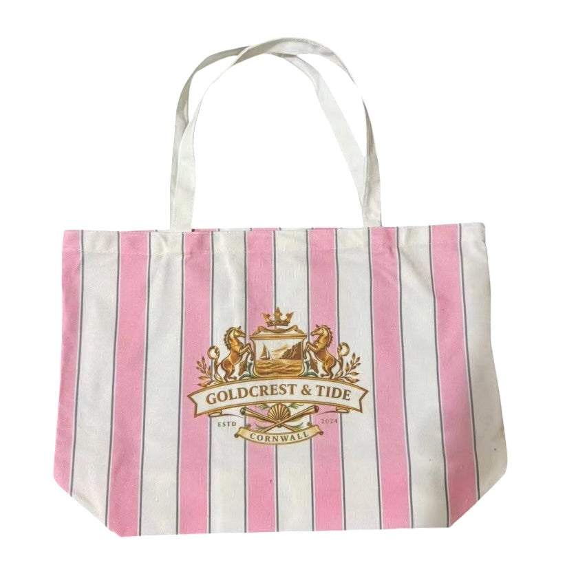 Goldcrest & Tide Heritage Stripe Beach Bag