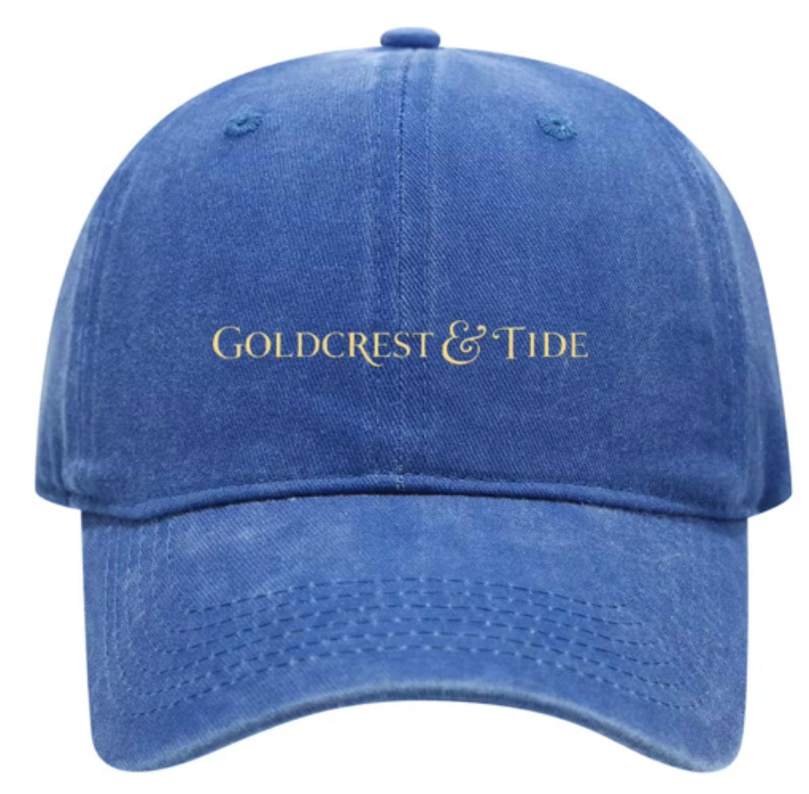 Classic Preppy Brushed Blue Cap