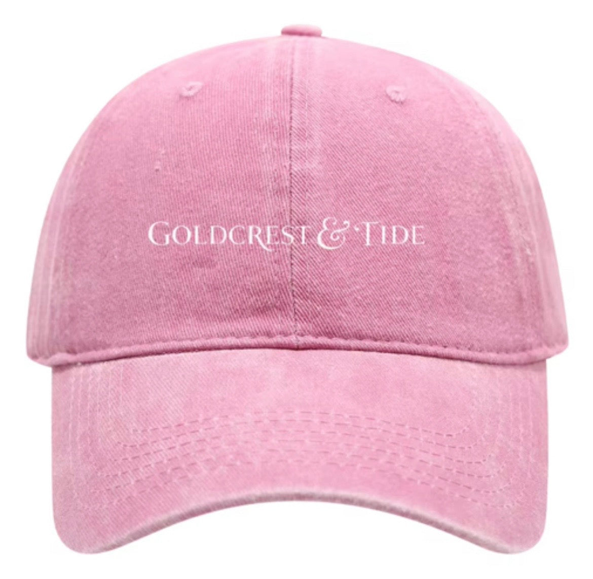 Preppy Pink Brushed Cotton Cap